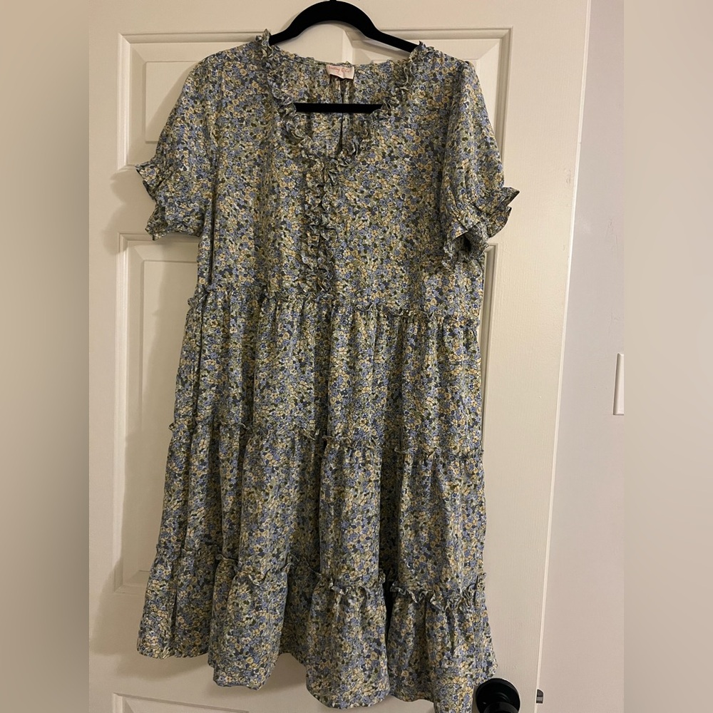 Floral maternity dress